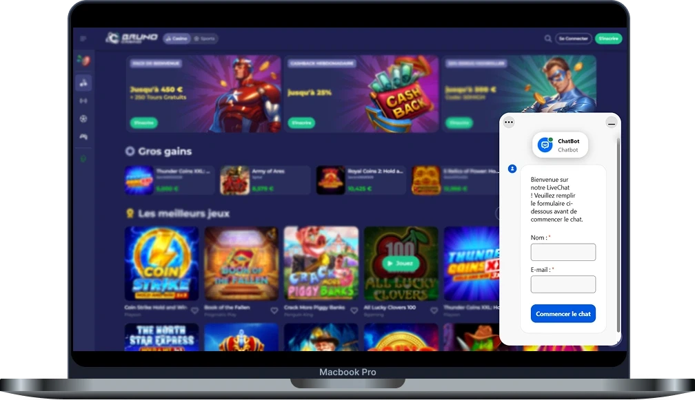 Bruno Casino Support Client